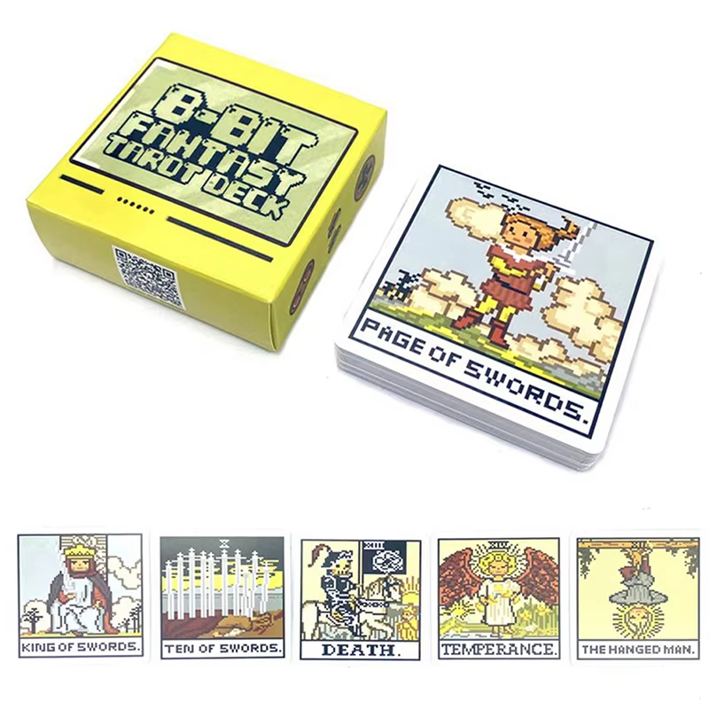 Board Game Life - 8 Bit Fantasy Tarot Deck Card
