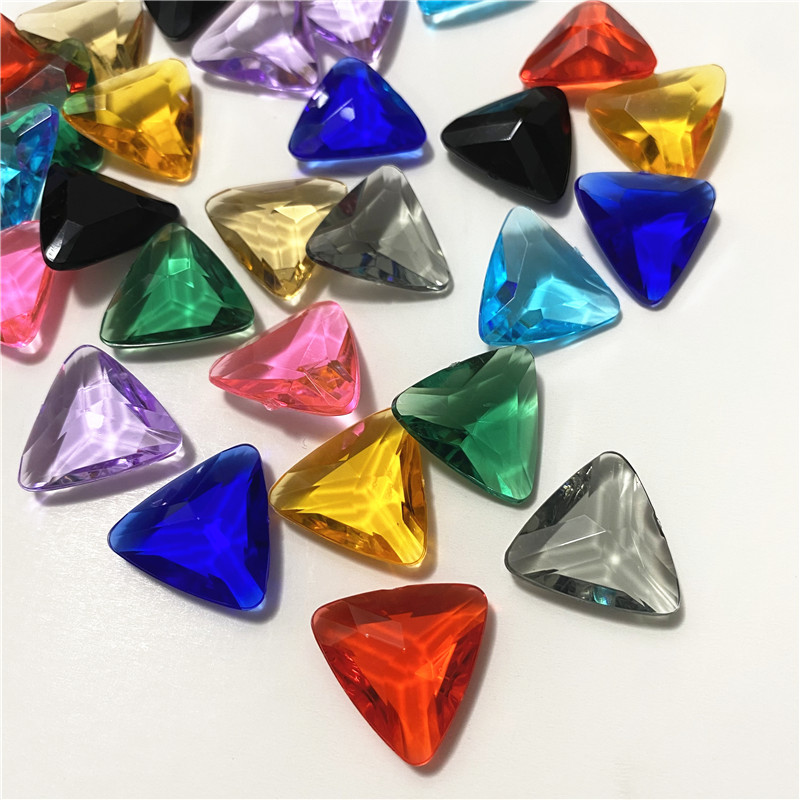 Board Game Verdant - 10Pcs Acrylic Plastic 23*23*23mm Clear Triangle
