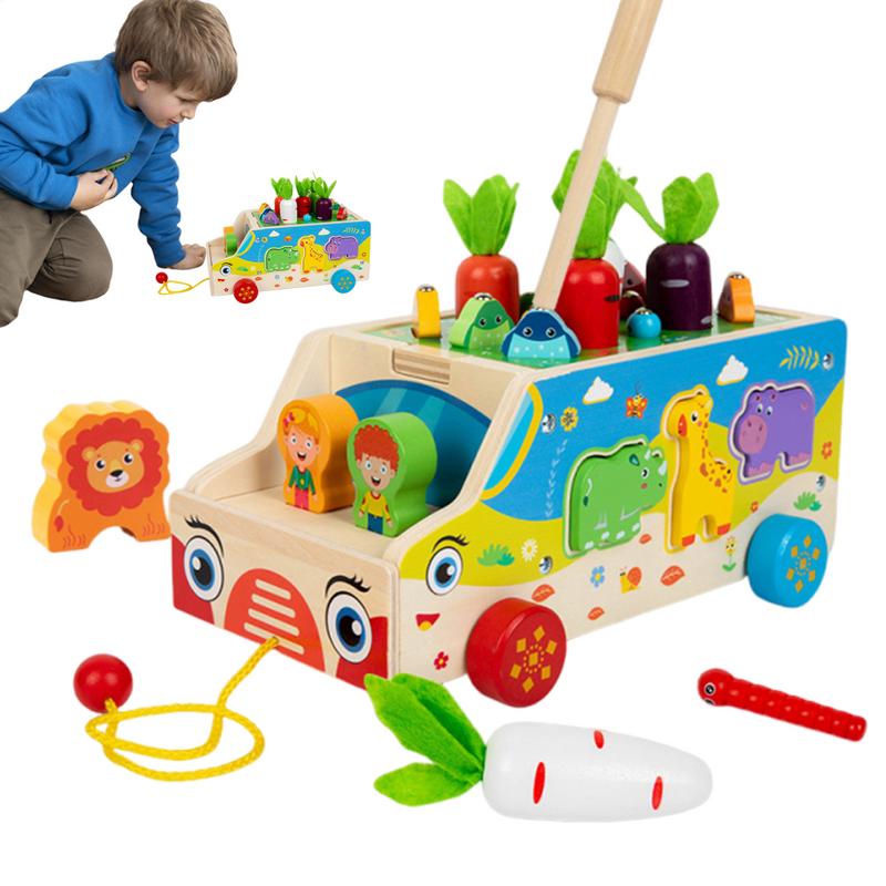 Board Game Harvest - Montessori Carrots Sorting Board Carrot Harvest