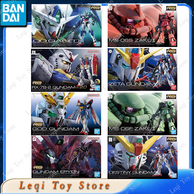 Bandai Model Gundam Rg - Bandai Original RG MS-06F-06S 00 QAN