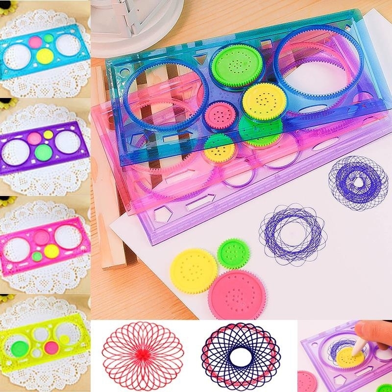 Board Game Template - Drawing Card Games Toys Geometry Spirograph