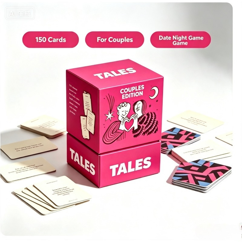Board Game For Couple - TALES Couples Edition 150Pcs Conversation Cards