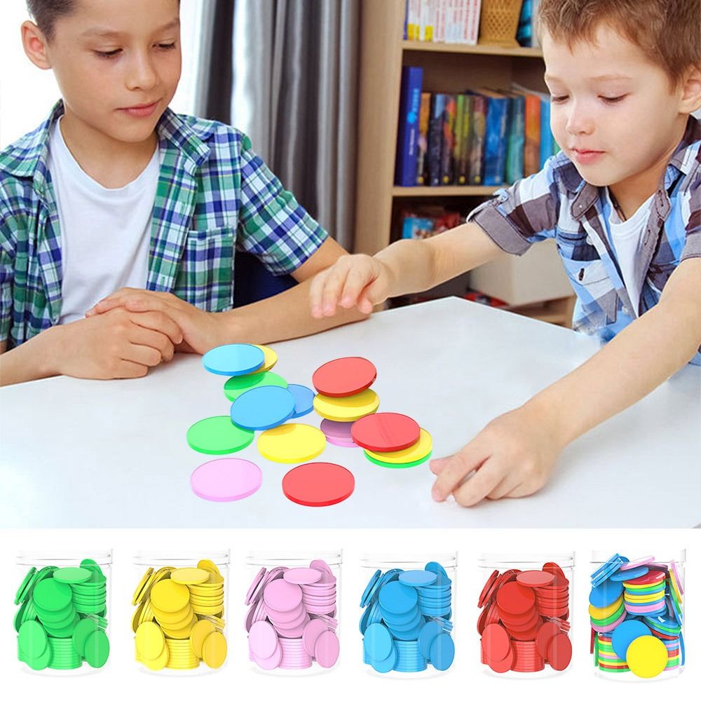 Board Game Verdant - 100pcs Plastic Counting Chips Addition Subtraction