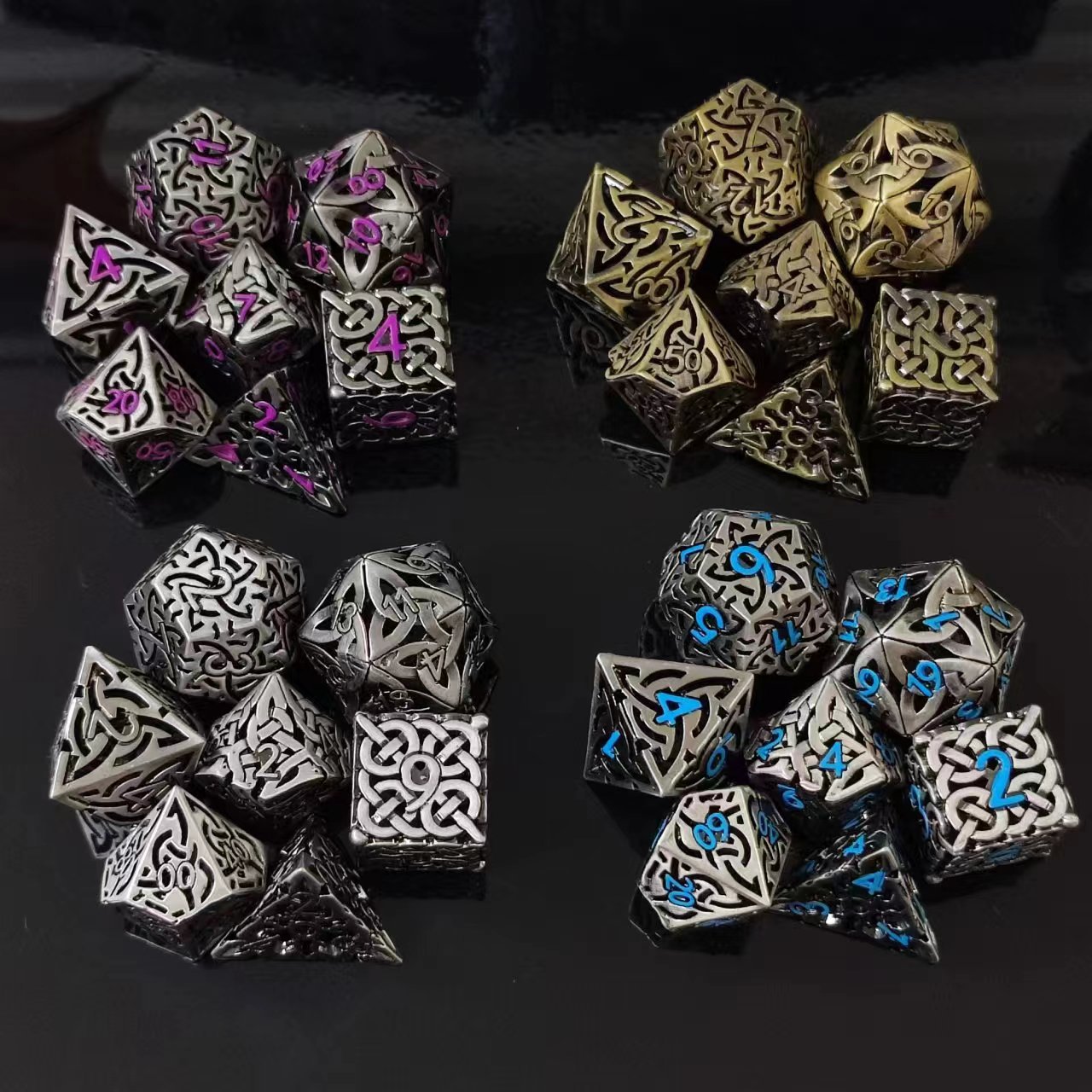 7 Pcs Cosplay D4-D20 DND Brass - Board Game Pandemic ulasan dan harga