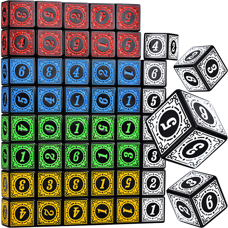 10PCS/Set Acrylic Dice Set D6  - Board Game Pandemic ulasan dan harga