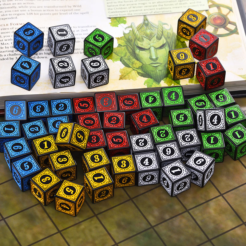 10PCS/Set Acrylic Dice Set D6  - Board Game Pandemic ulasan dan harga