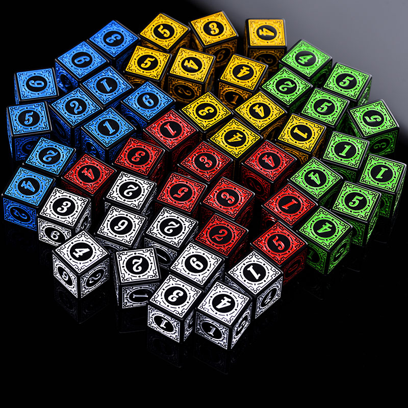 10PCS/Set Acrylic Dice Set D6  - Board Game Pandemic ulasan dan harga