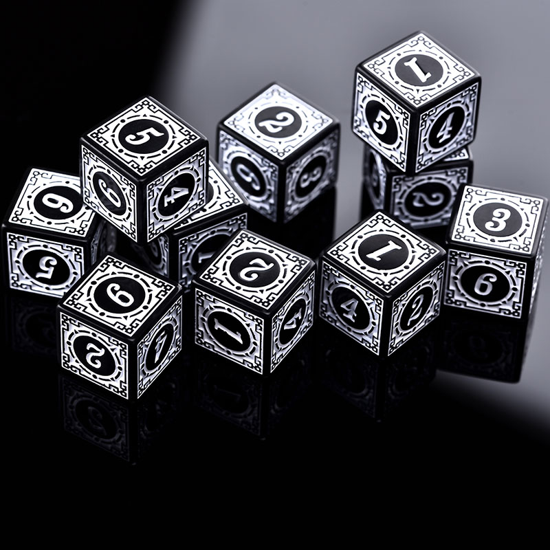 10PCS/Set Acrylic Dice Set D6  - Board Game Pandemic ulasan dan harga