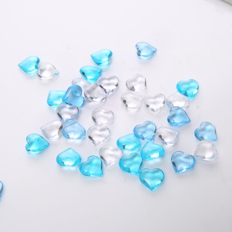 100PCS 10*4mm Heart Shape Acry - Board Game Harvest ulasan dan harga