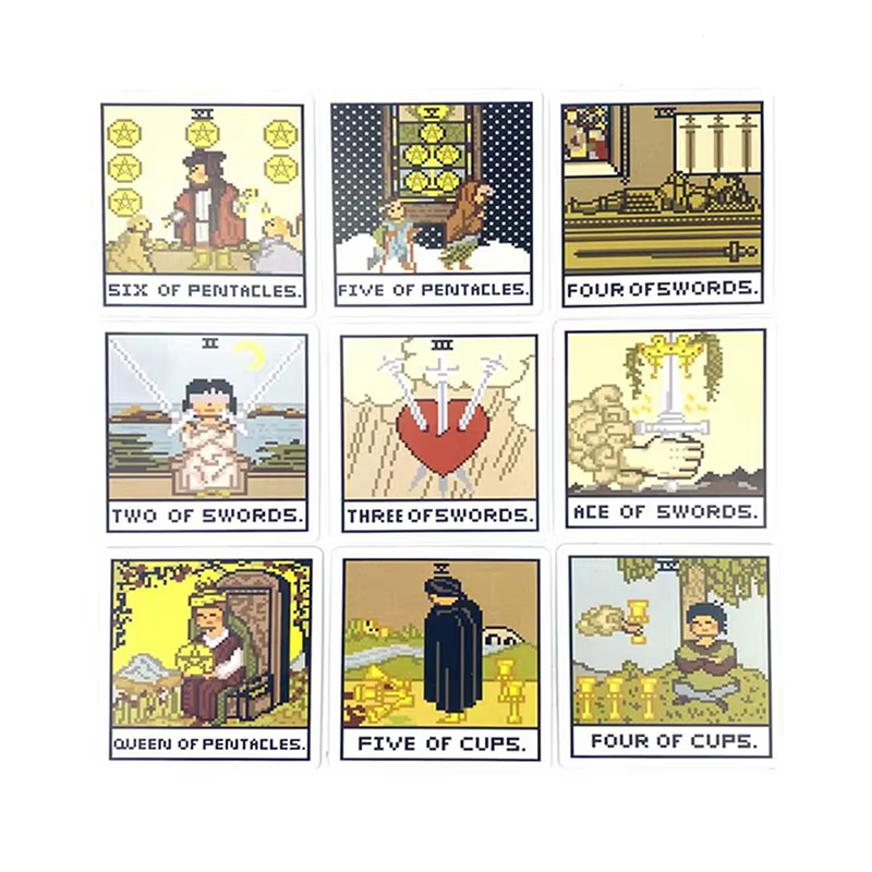 8 Bit Fantasy Tarot Deck Card  - Board Game Life ulasan dan harga