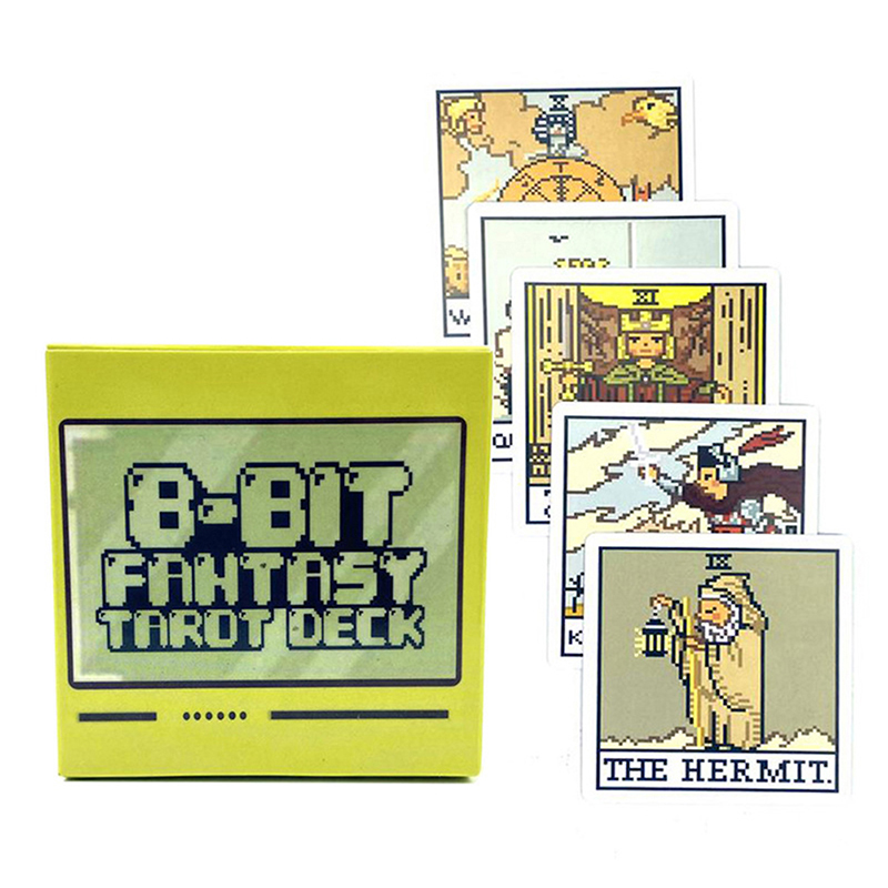 1Box 8 Bit Fantasy Tarot Deck  - Board Game Life ulasan dan harga