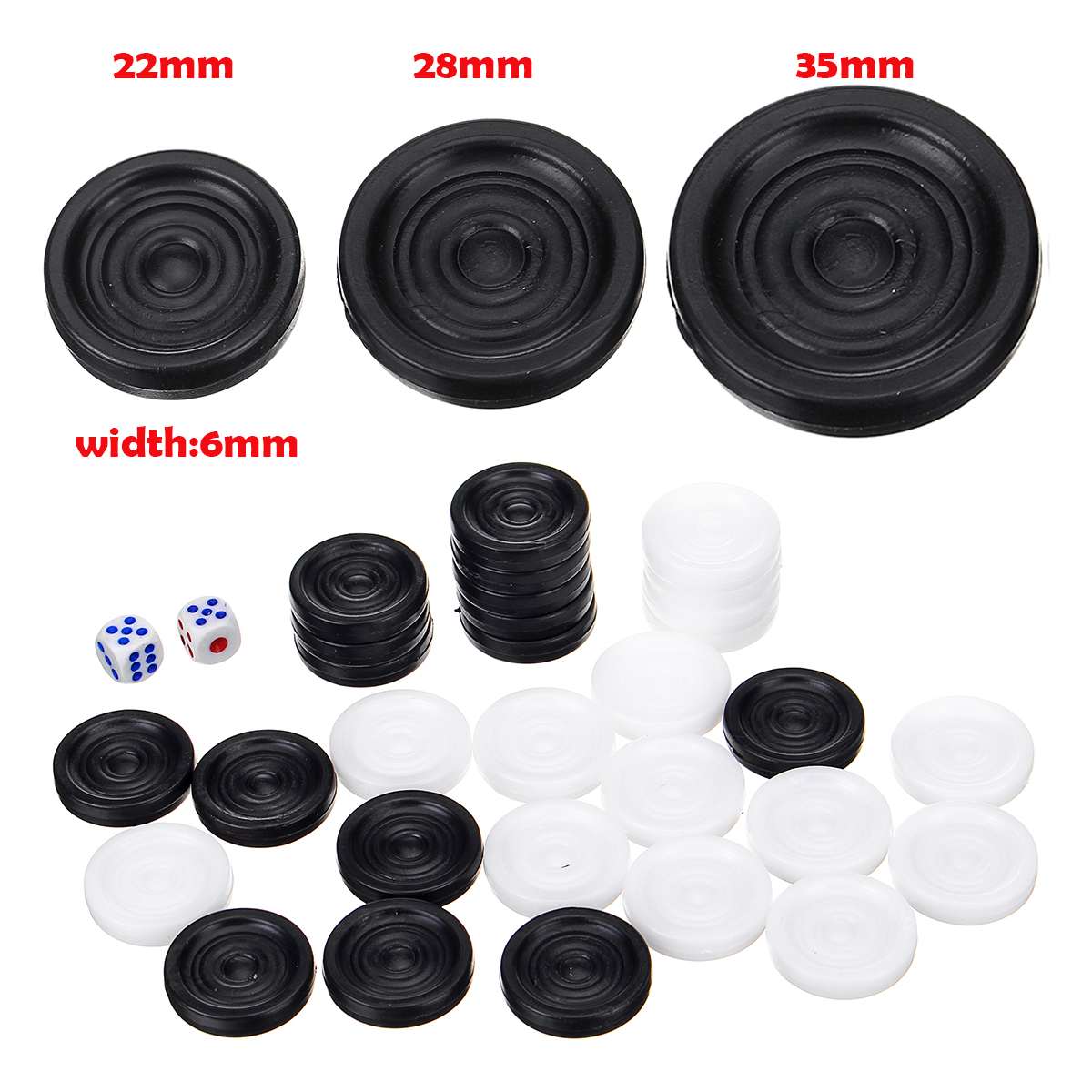 32 PCS Backgammon Chess Piece  - Board Game Harvest ulasan dan harga