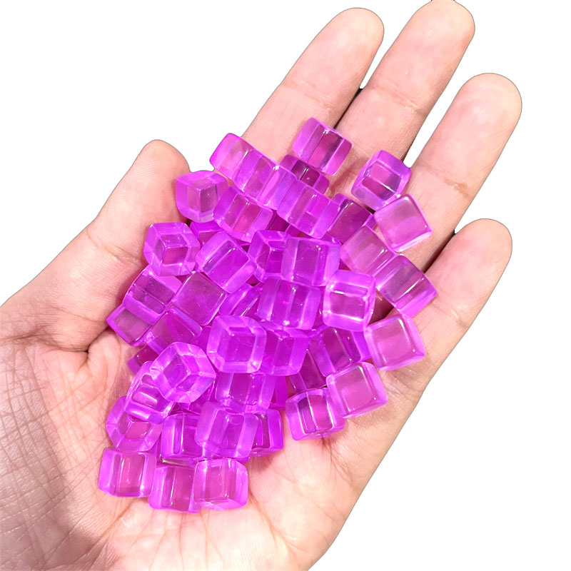 100pcs/set 8mm Clear Cube Dice - Board Game Harvest ulasan dan harga