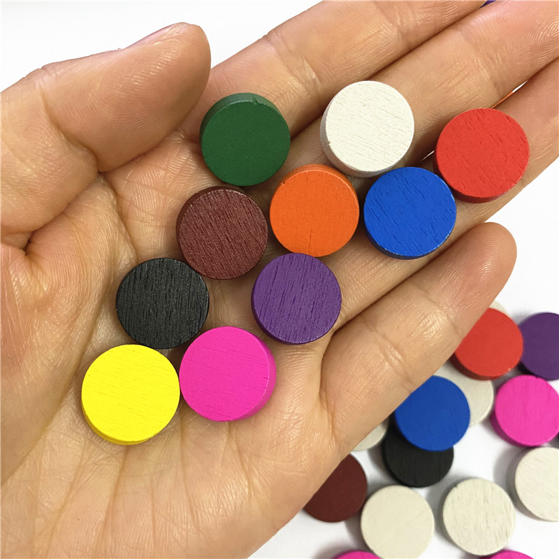 100pieces Diameter 15*5MM Wood - Board Game Verdant ulasan dan harga