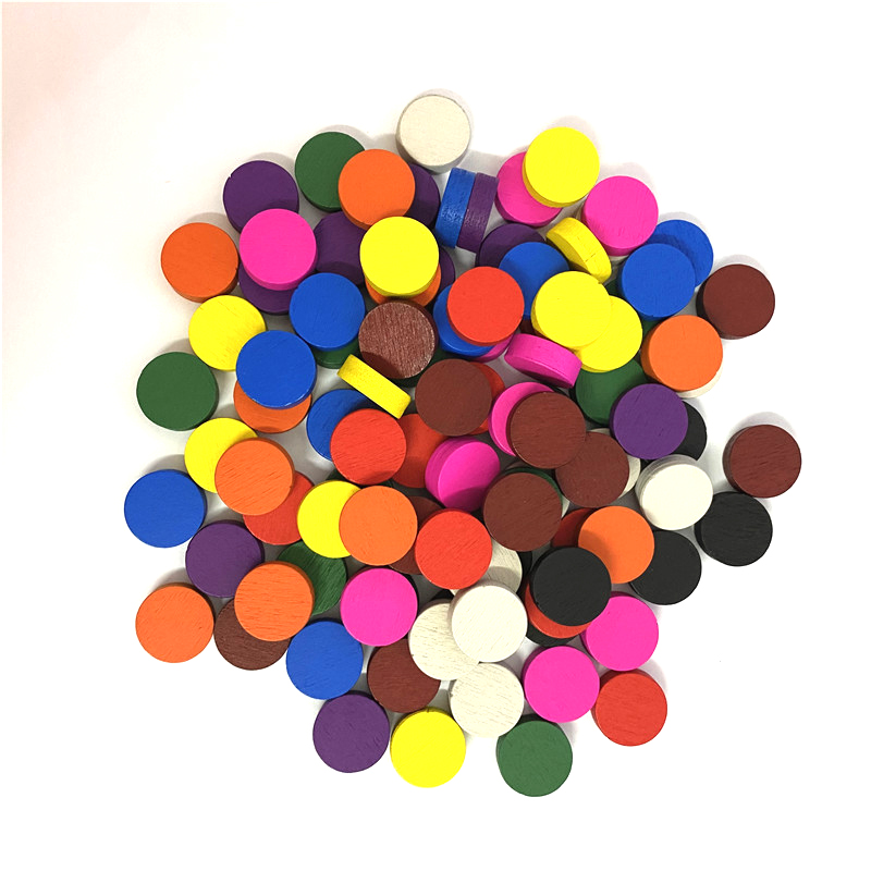 100pieces Diameter 15*5MM Wood - Board Game Verdant ulasan dan harga