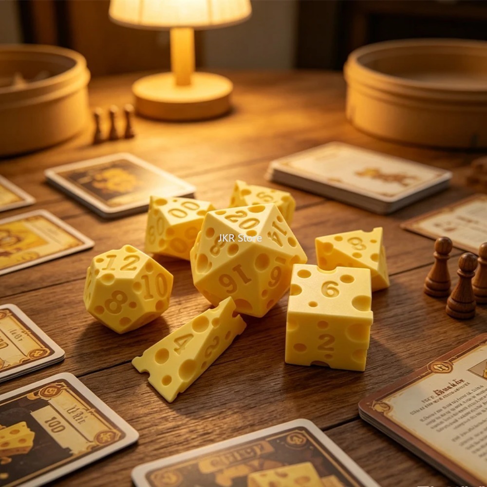 Creative Irregular Cheese Dice - Board Game Review ulasan dan harga