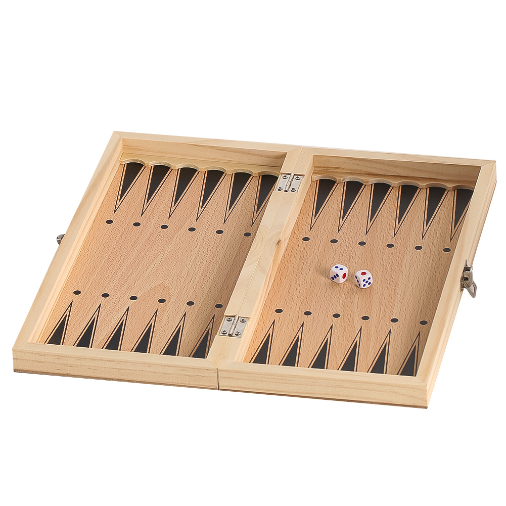 Wooden 3-in-1 Checkers Backgam - Board Game Harvest ulasan dan harga