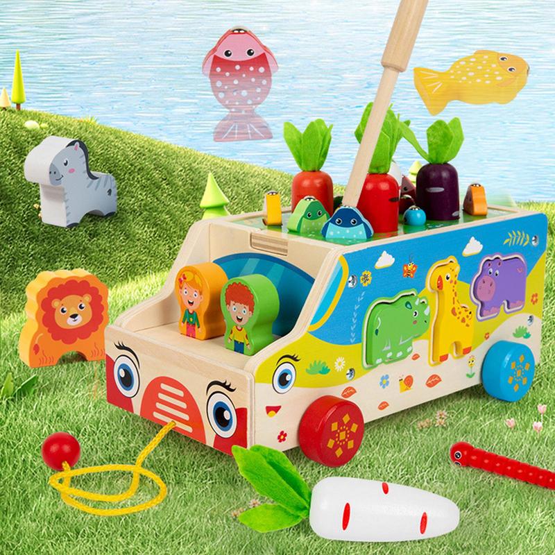 Montessori Carrots Sorting Boa - Board Game Harvest ulasan dan harga