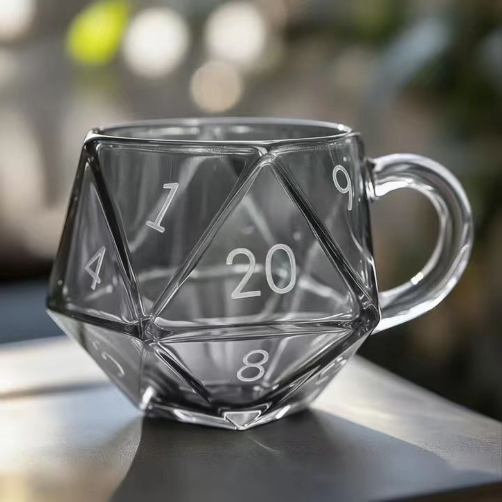 Transparent Glass Rainbow D20  - Board Game Pandemic ulasan dan harga