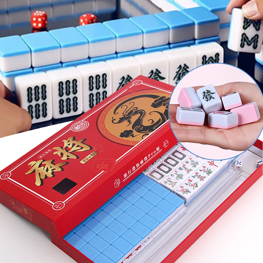 Portable Travel Mini Mahjong S - Board Game Review ulasan dan harga