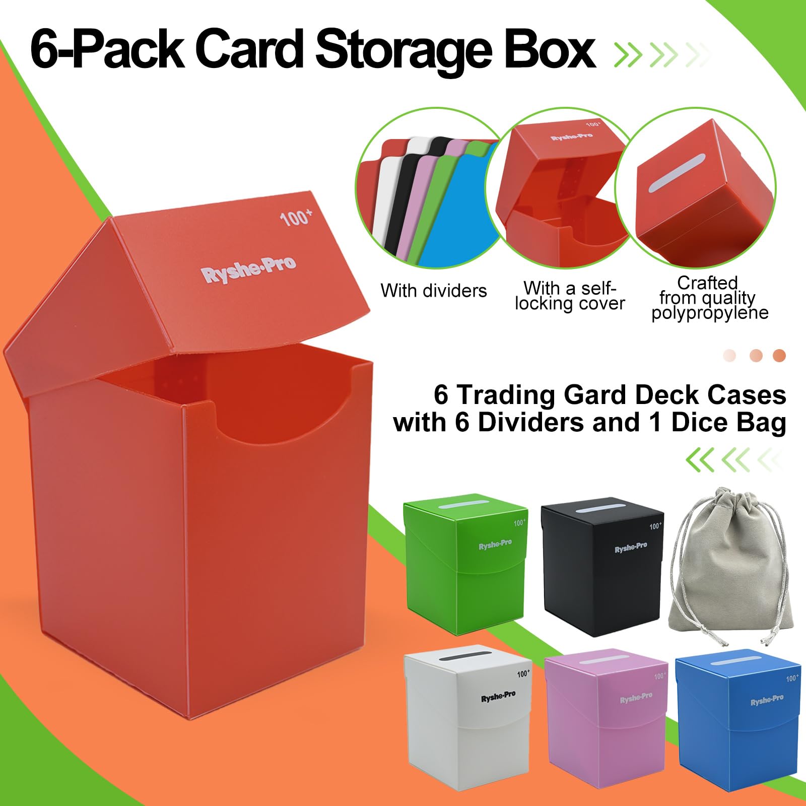 TCG Deck Box for 100+ Cards Co - Board Game Review ulasan dan harga