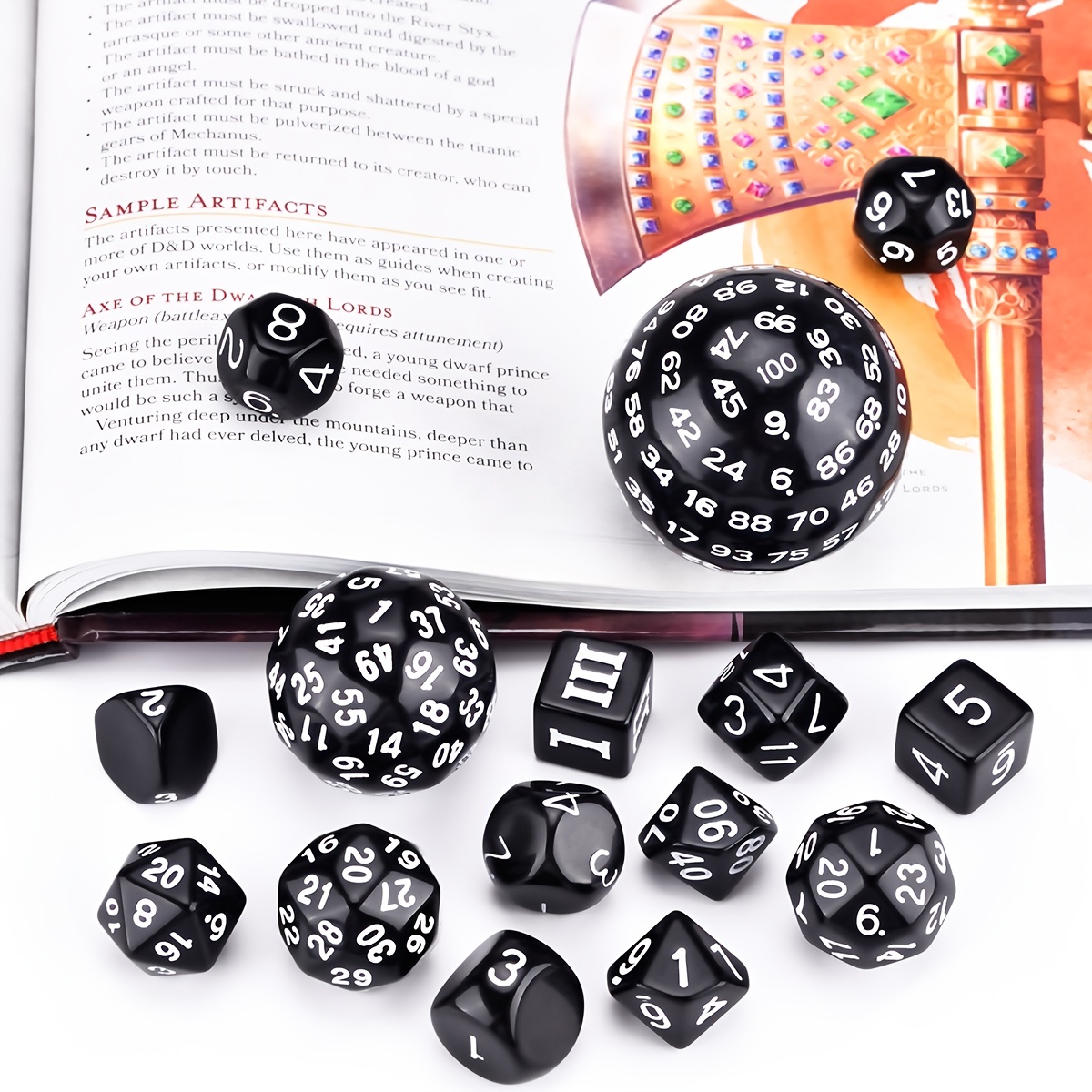 D3-D100 Black Base Polyhedral  - Board Game Pandemic ulasan dan harga