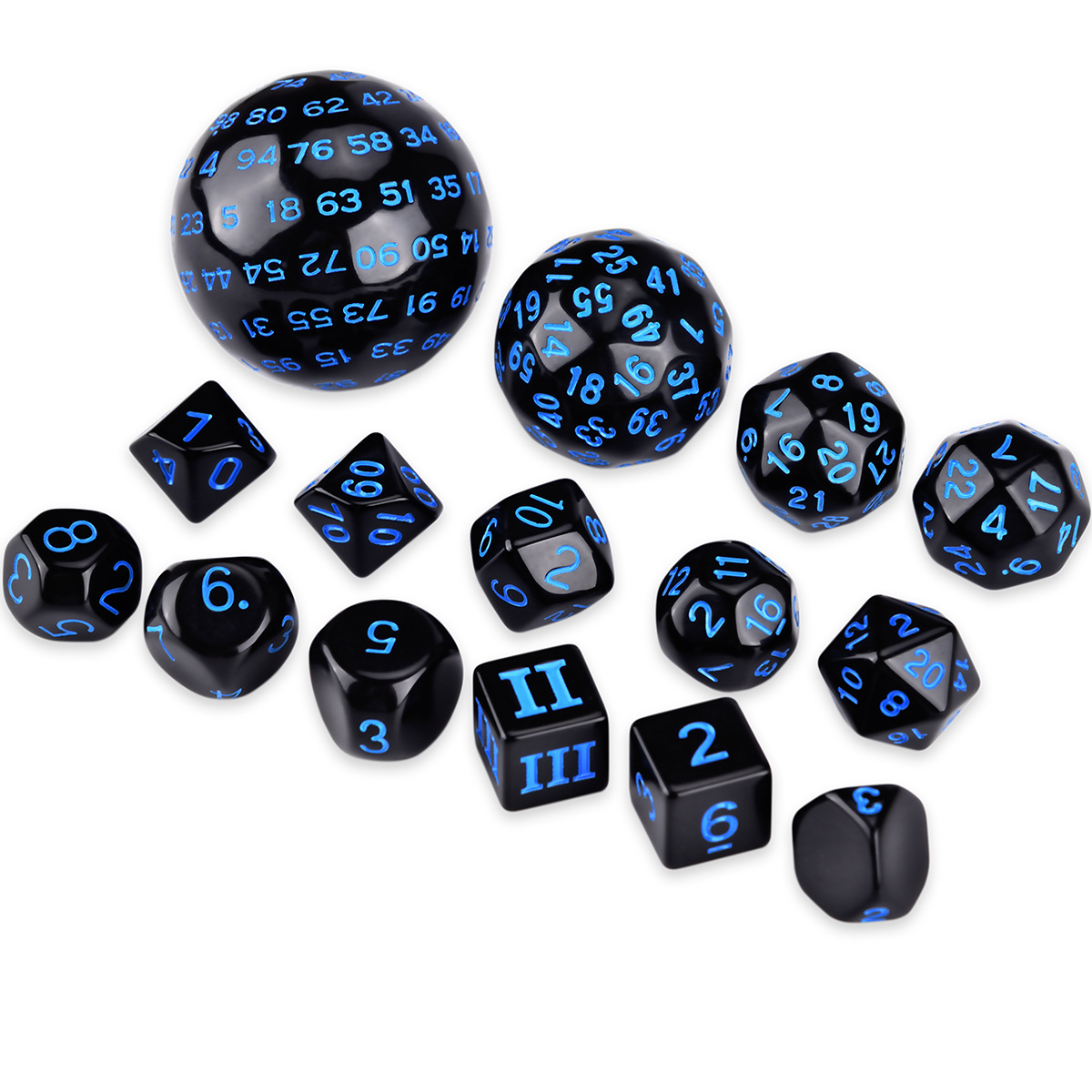 D3-D100 Black Base Polyhedral  - Board Game Pandemic ulasan dan harga