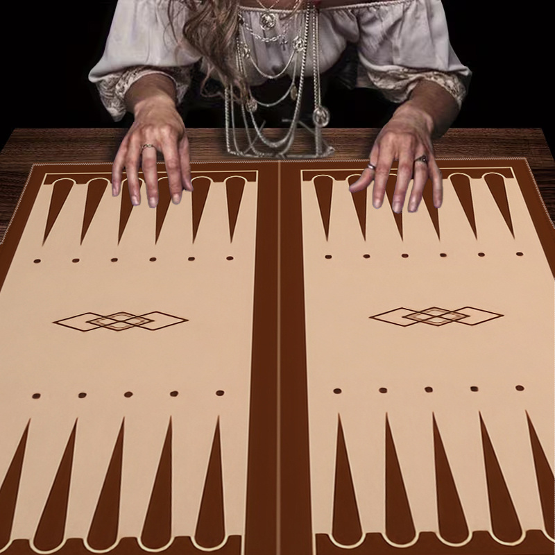 1pc Brown Backgammon Board Pri - Board Game Harvest ulasan dan harga
