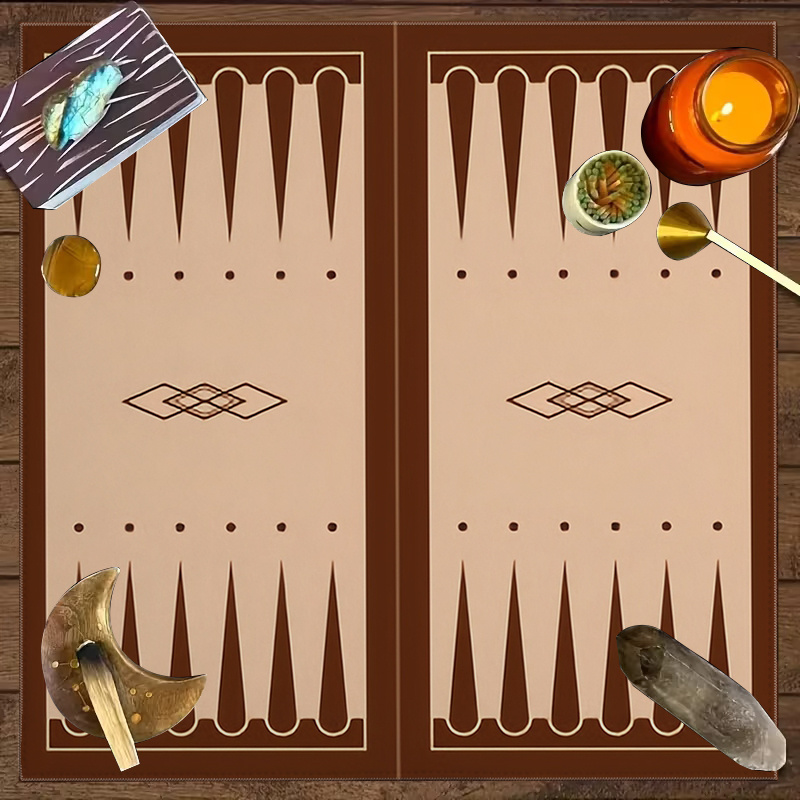 1pc Brown Backgammon Board Pri - Board Game Harvest ulasan dan harga