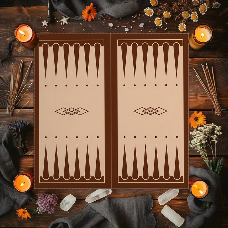 1pc Brown Backgammon Board Pri - Board Game Harvest ulasan dan harga