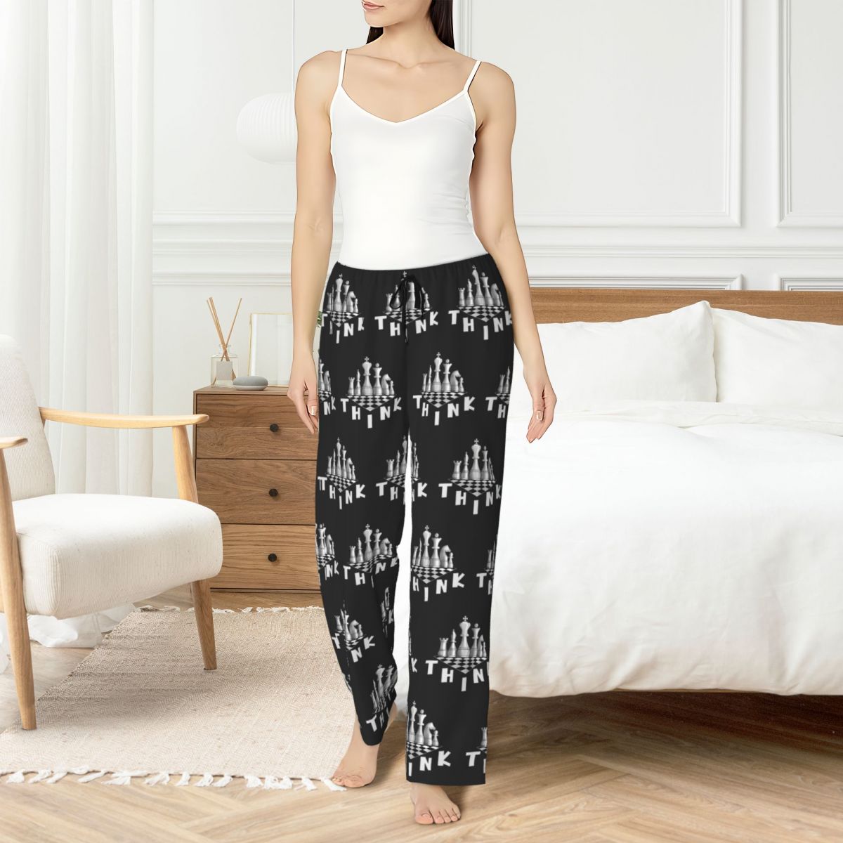 Custom Chess Board Pajama Pant - Board Games ulasan dan harga