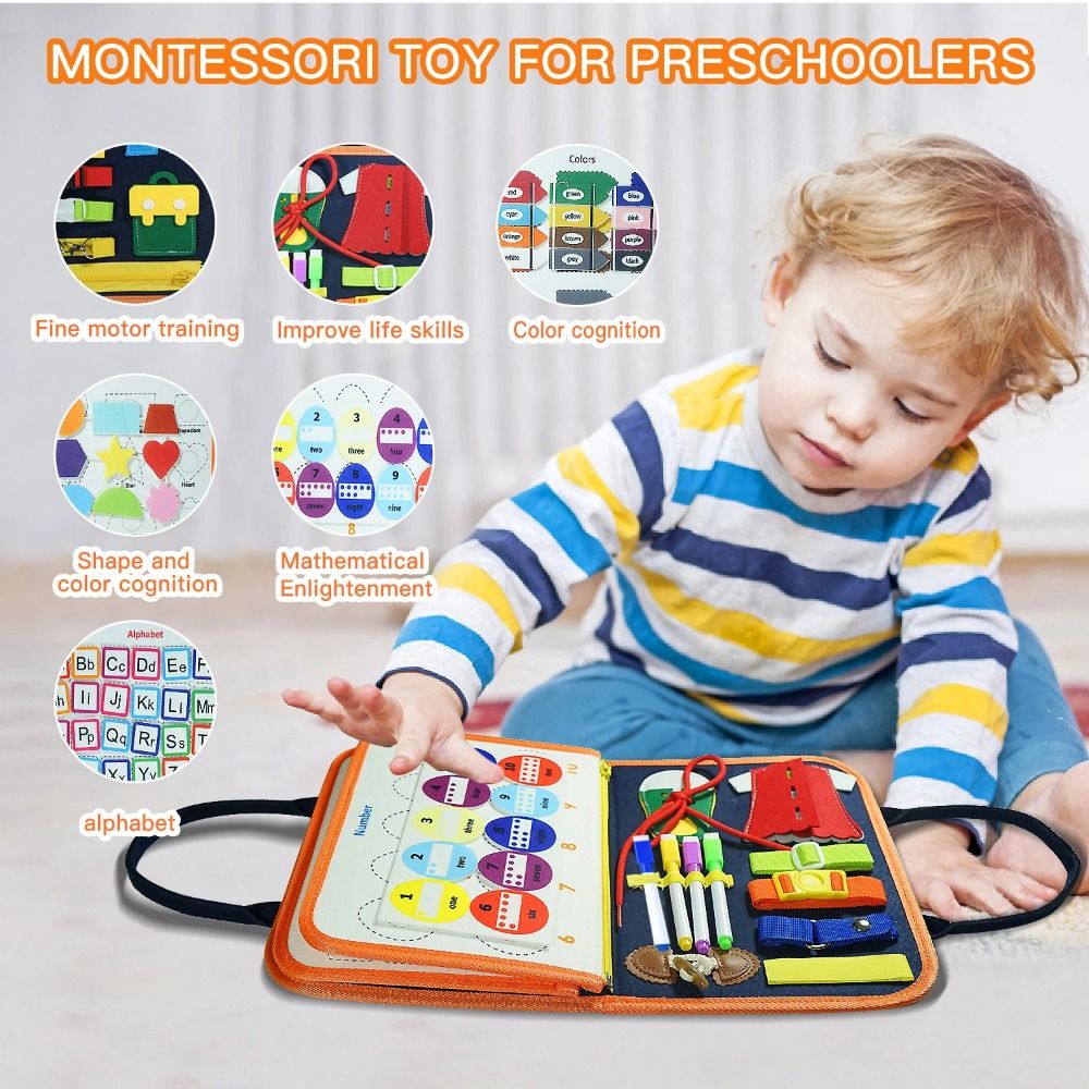Creative Cute Felt Busy Board  - Board Game Life ulasan dan harga