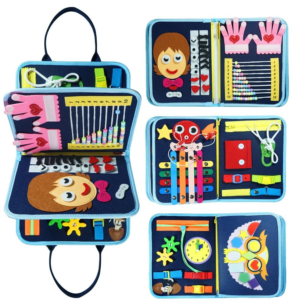 Creative Cute Felt Busy Board  - Board Game Life ulasan dan harga