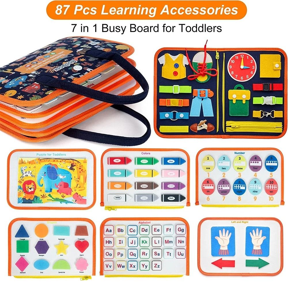 Creative Cute Felt Busy Board  - Board Game Life ulasan dan harga
