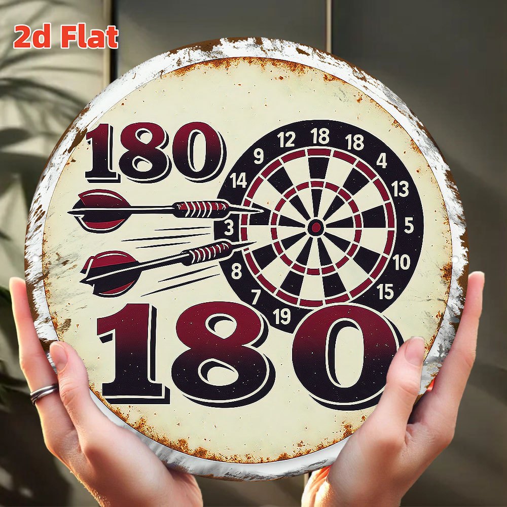 2D Flat, Dart Board Wall Decor - Board Game Template ulasan dan harga
