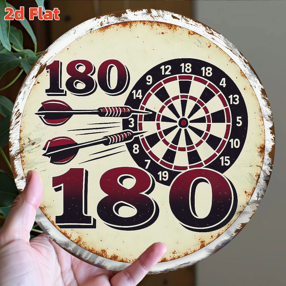 2D Flat, Dart Board Wall Decor - Board Game Template ulasan dan harga