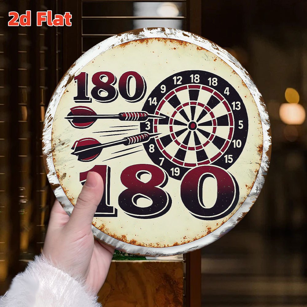 2D Flat, Dart Board Wall Decor - Board Game Template ulasan dan harga