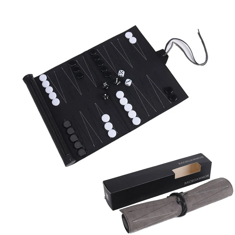 Roll Up Backgammon Sets Portab - Board Game Harvest ulasan dan harga