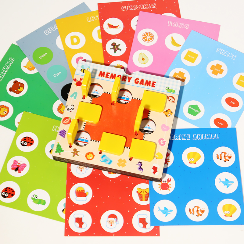 Wooden Memory Chess Toy For Ch - Board Game Life ulasan dan harga