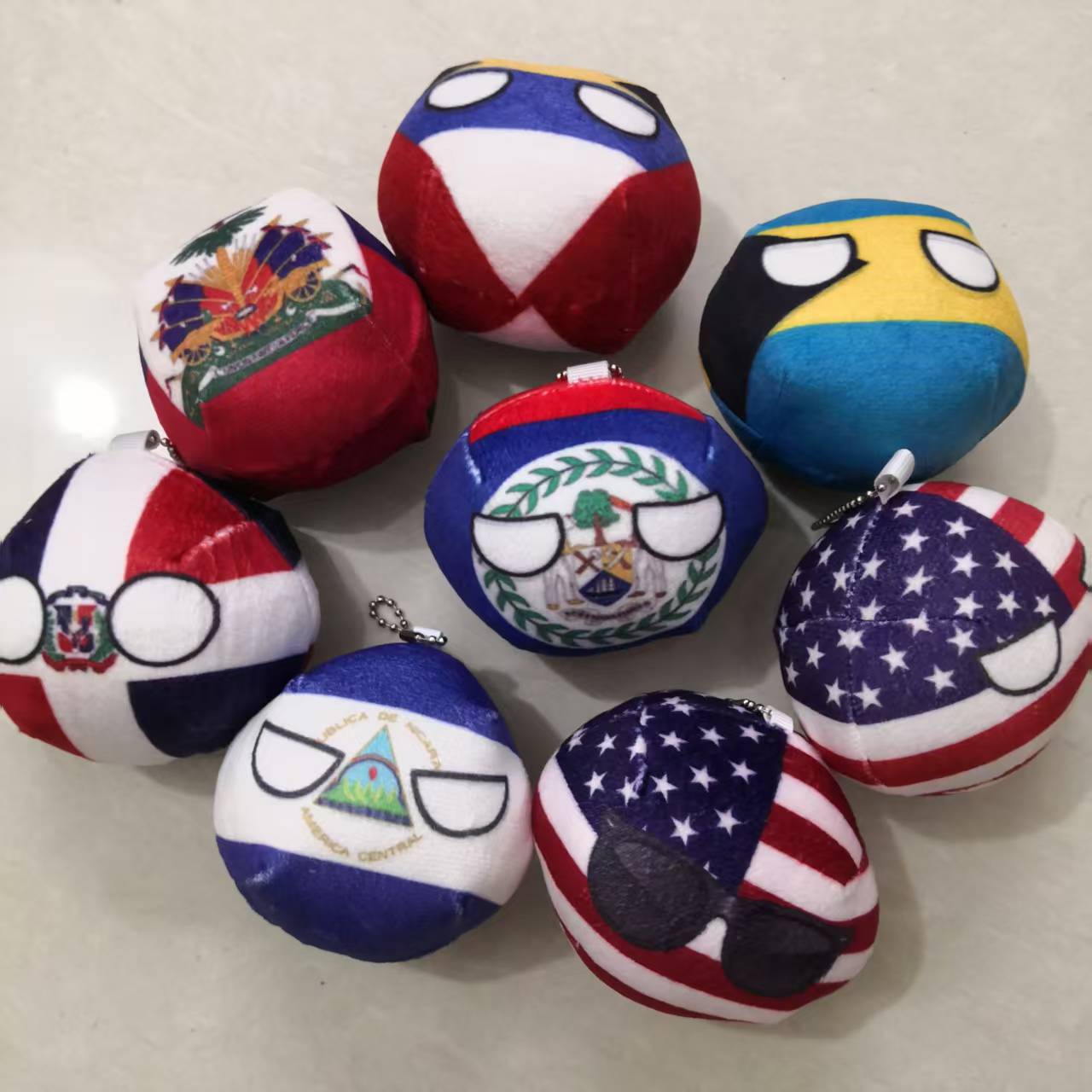 Countryballs Plush Keychain Do - Board Game Jamaica ulasan dan harga